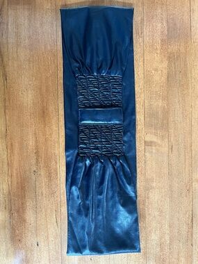 Vintage LUKASTYLE Blue STRETCH BELT Wide Waist Womans 2X Snap Waistband